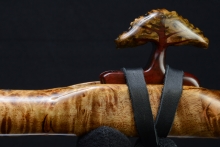 Myrtle Burl Native American Flute, Minor, Mid A#-4, #F22J